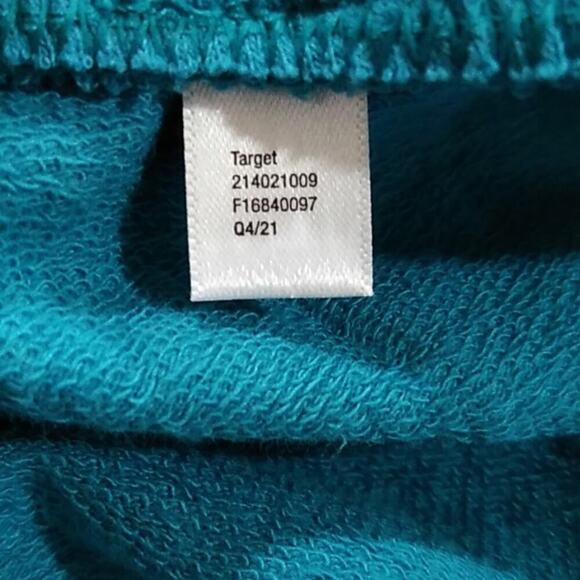 [B4] All in Motion Women's Mid Rise Jogger Pants, Teal Green Size 4X - Picture 5 of 5